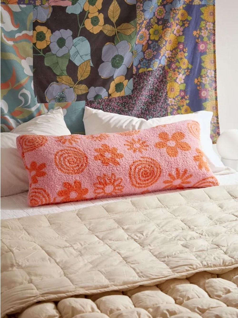 Urban Outfitters Amped Fleece Body Pillow NWT
